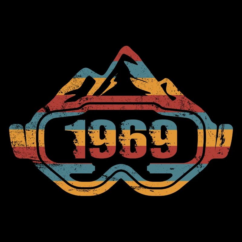 Ski goggles Skier birthday 1969