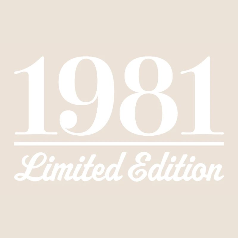 1981 Édition limitée