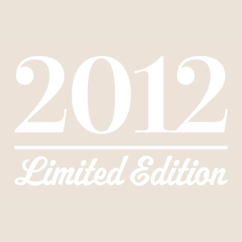 Édition limitée 2012