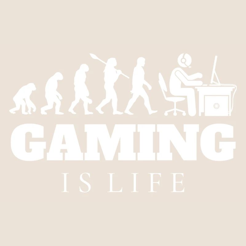 Gaming Gamer Evolution Geschenk
