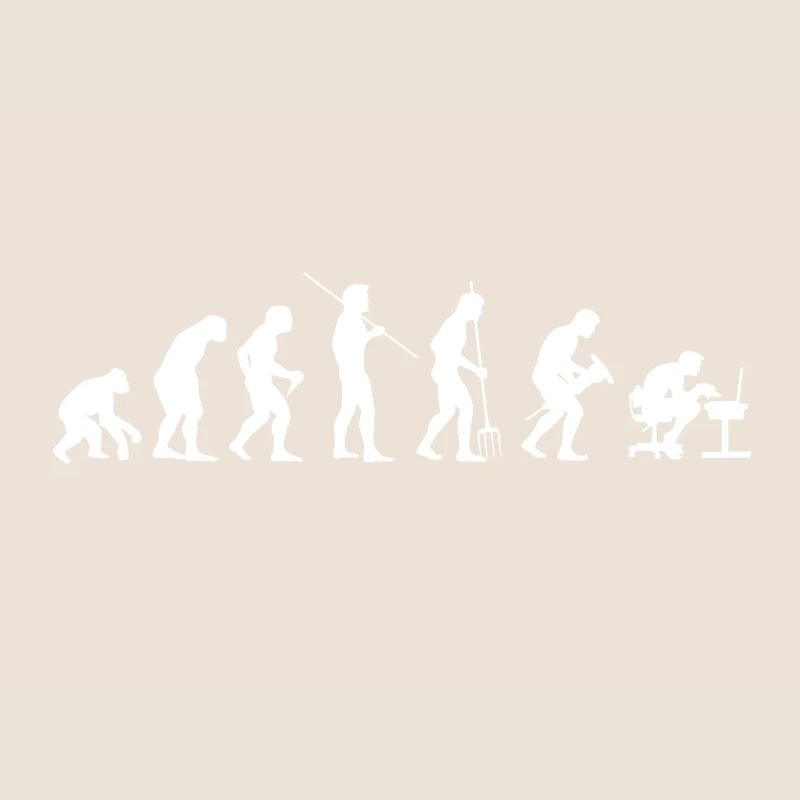 Evolution der Menschlichen Arbeit Computerarbeit