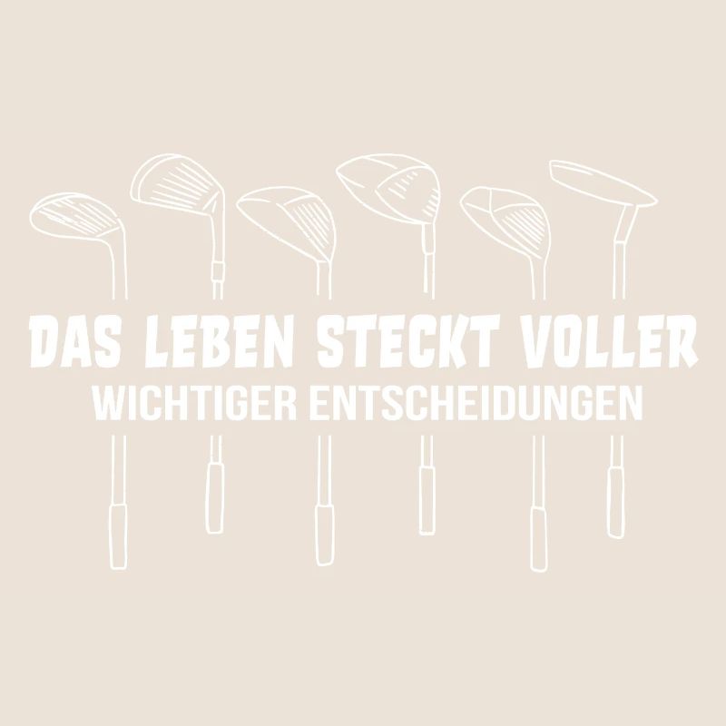 Golfschläger Golf Golfer Spruch Golfen Geschenk