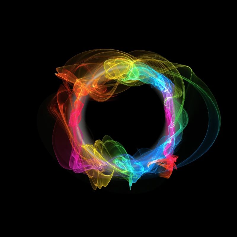 Regenbogen Feuer Ring