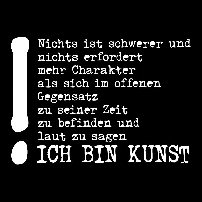 Tucholsky-Beuys | Sag Ich bin Kunst