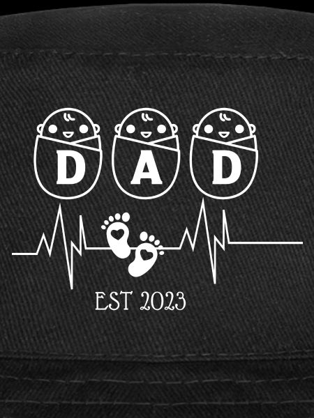 Dad EST 2003 Heartbeat
