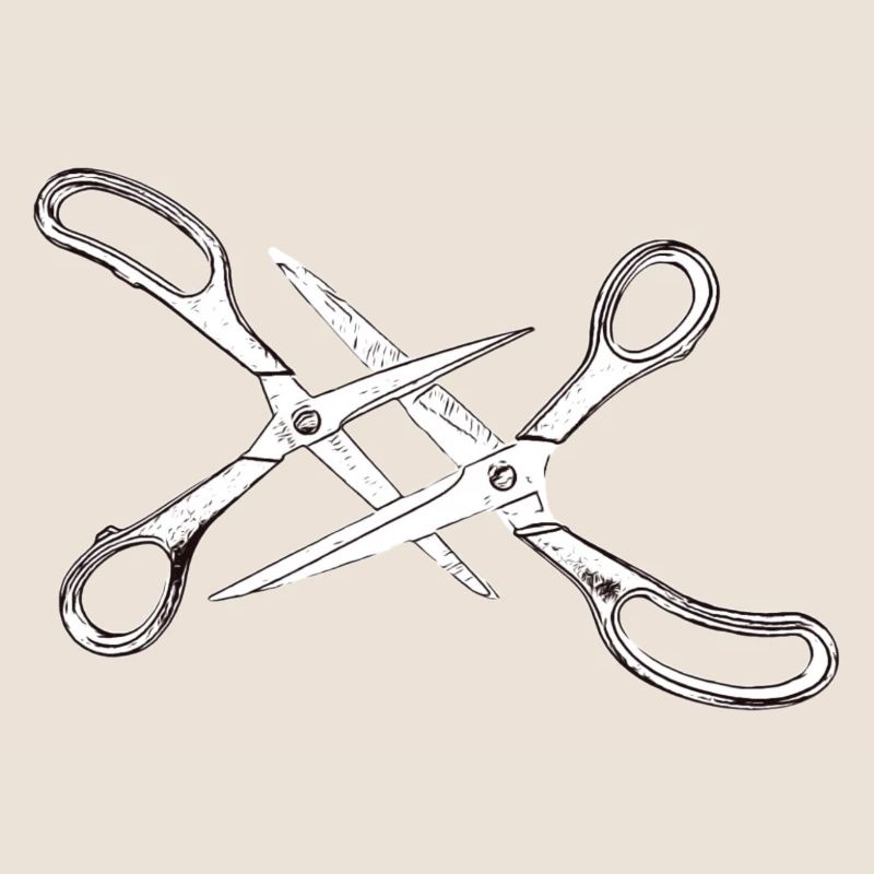 Deux ciseaux