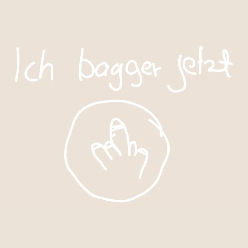 Baggern Baggerfahrer Bagger Straßenbau Hoch-Tief