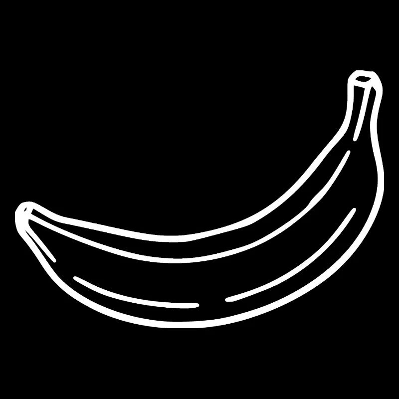 Banane minimal Geschenk minimalistisch 