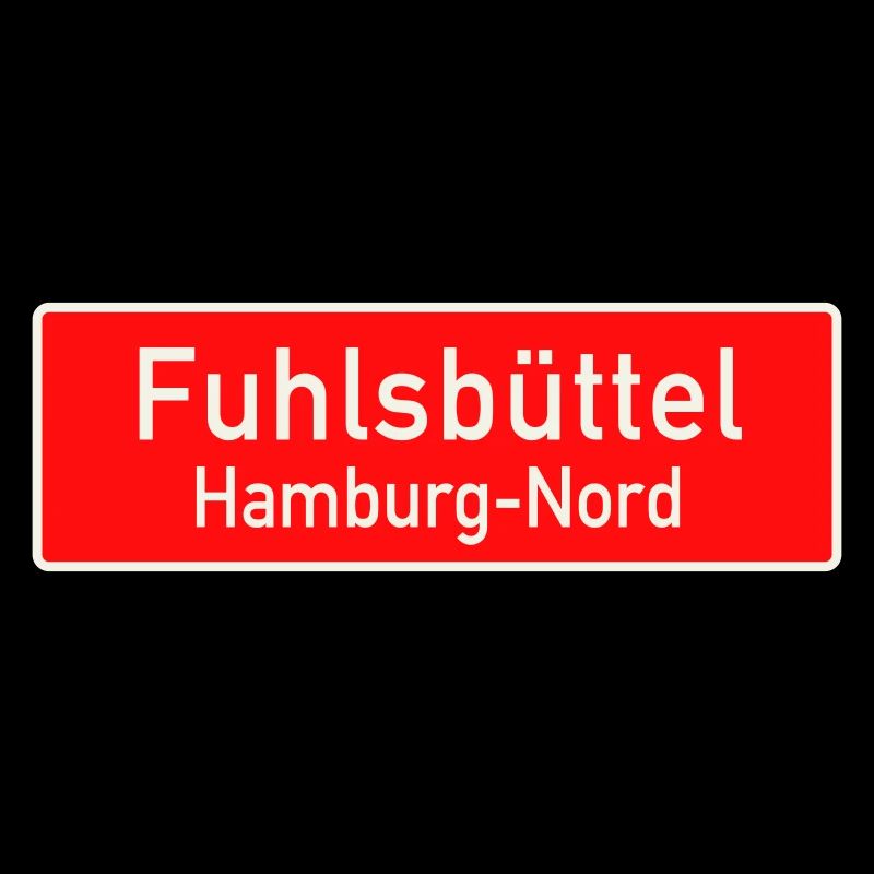 Fuhlsbüttel - Hamburg Ortsschild/Bezirksschild.