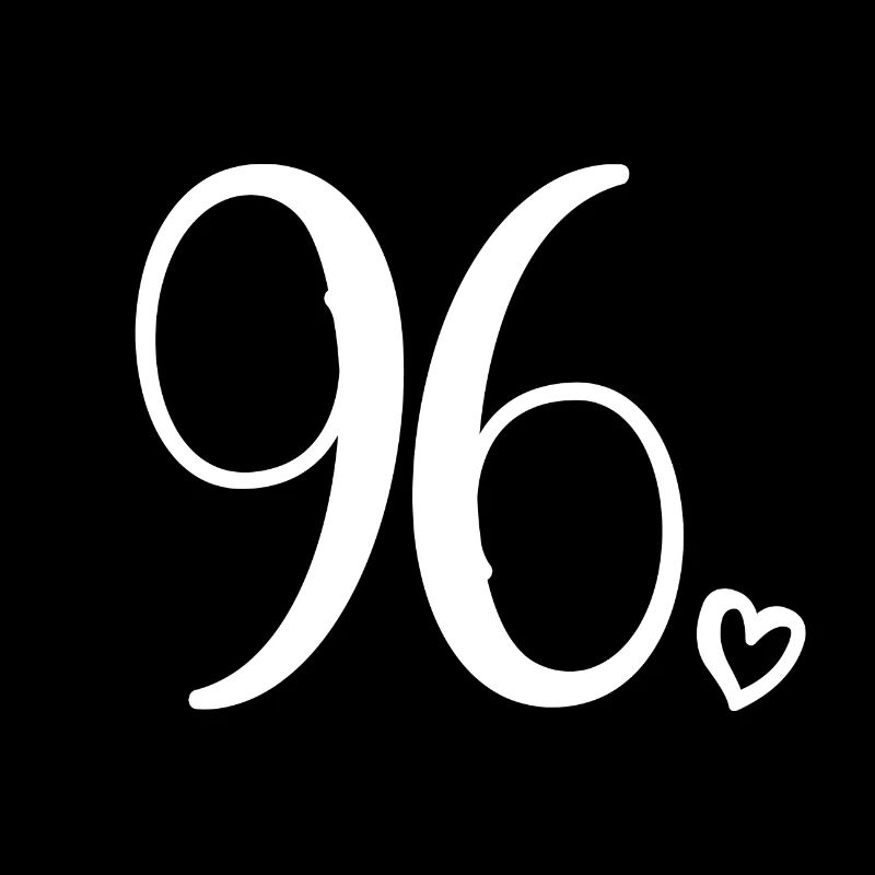 Cute Number 96, 96 Years Old, 96th Birthday Gift