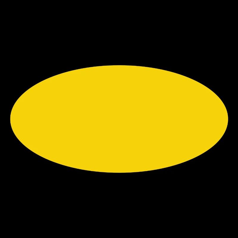 Background oval yellow