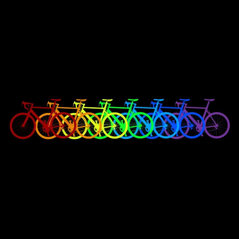 Rainbow bike
