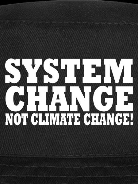 system change not climate change