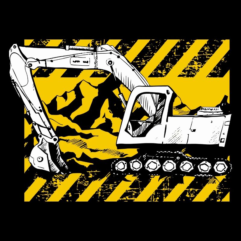 Construction de gala d'emploi de travail d'opérateur de machine d'excavatrice