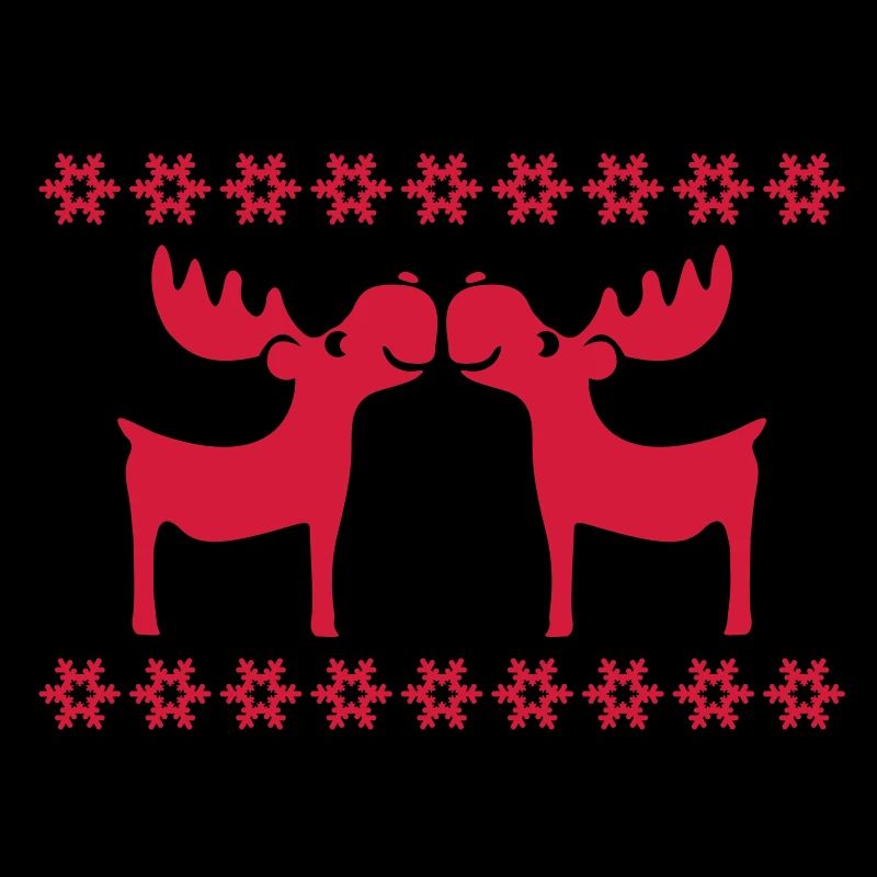 Moose reindeer deer christmas Rudolf