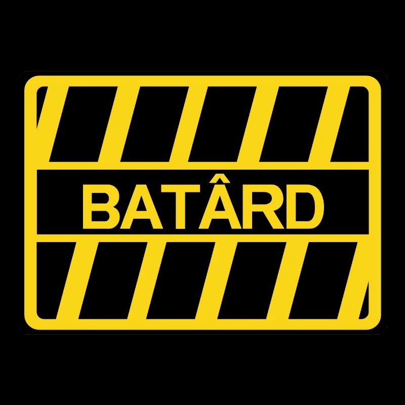 Batard Beleidigung Humor Panel