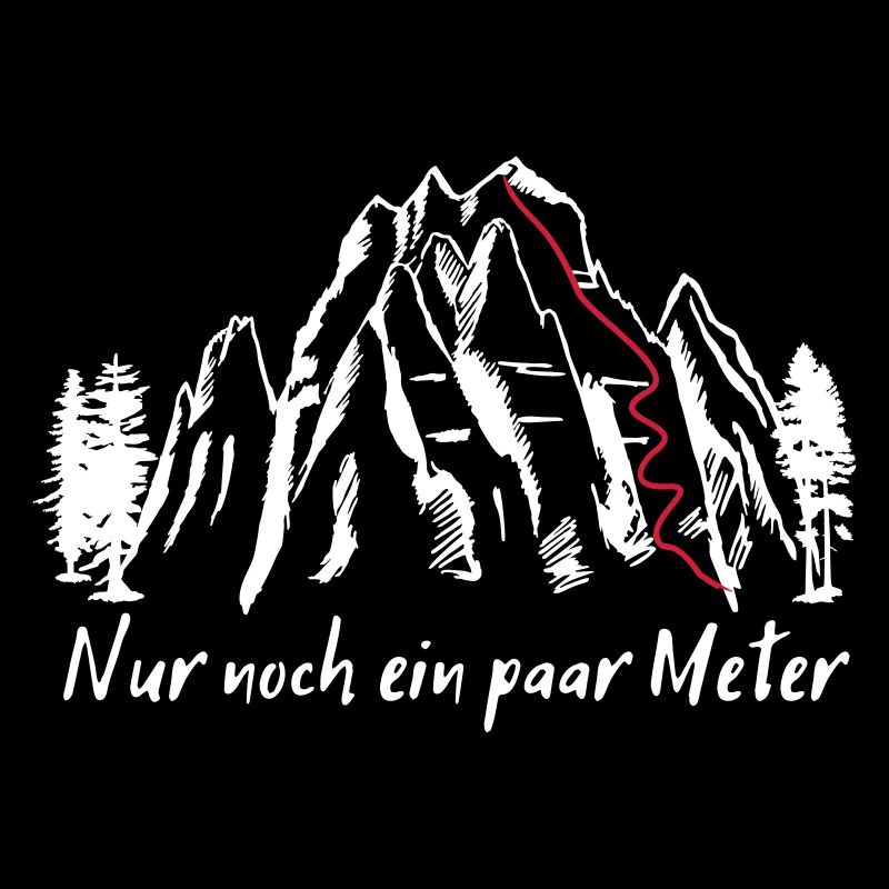 Berge, Bergsteigen - nur noch ein paar Meter