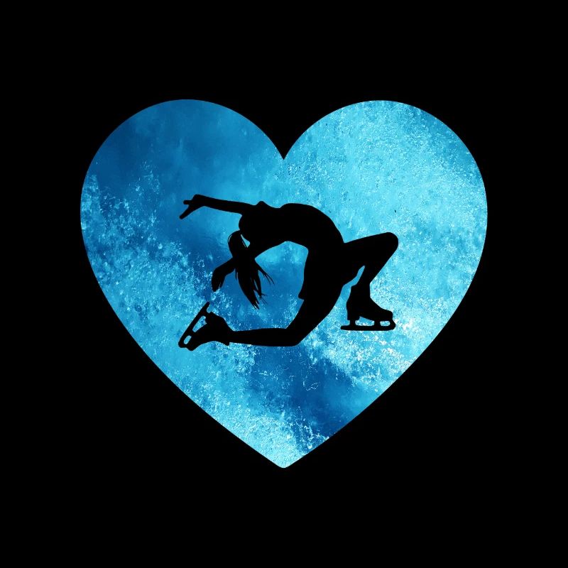 Figure Skating Heart Ice Dancer