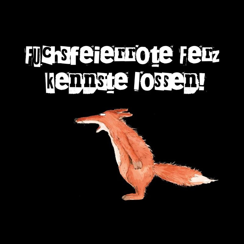Fuchsfeierrote Ferz... weiße Schrift