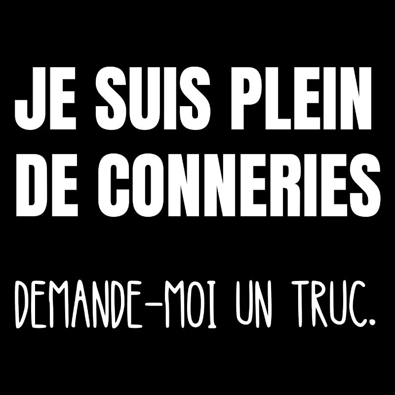je suis plein de conneries