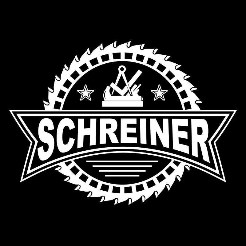 Zunftzeichen Schreiner mit coolem Sägeblatt
