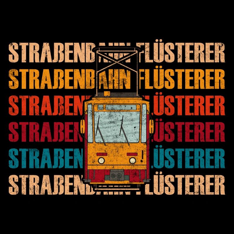 Retro Straßenbahn Flüsterer Straßenbahnfahrer