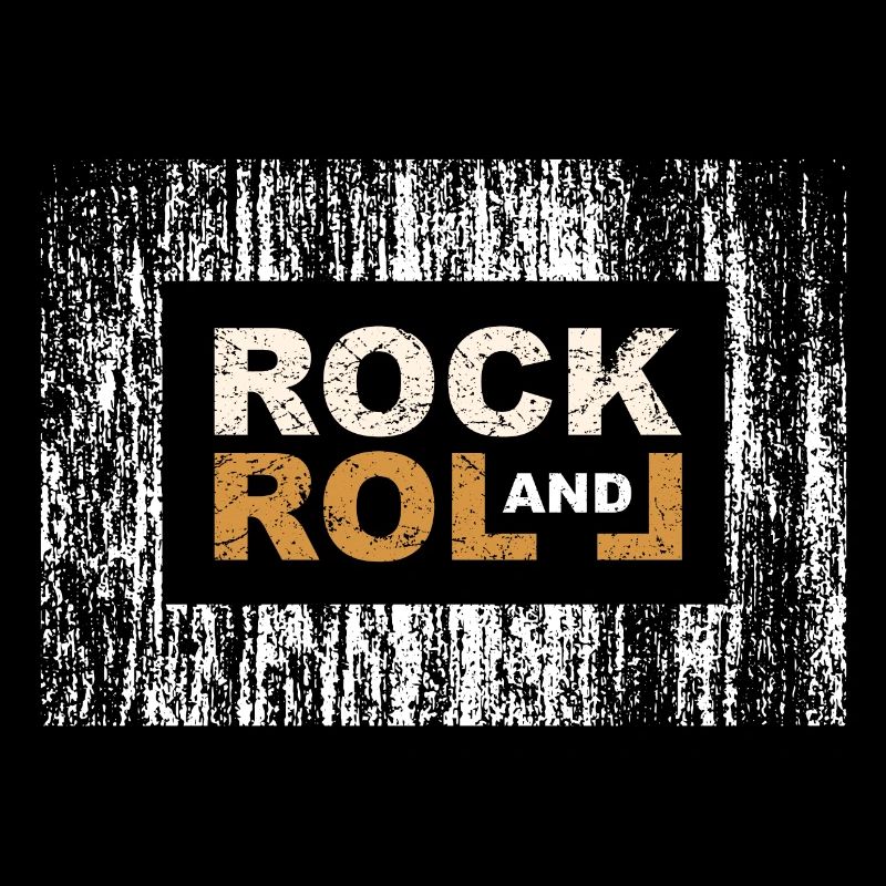 Rock and Roll (Typography Edition)