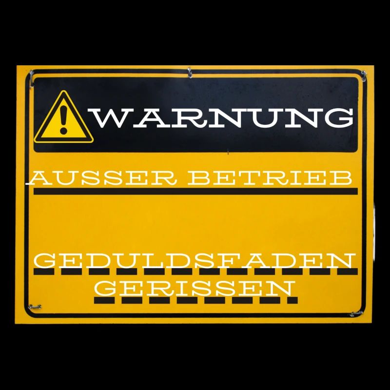 Warnung Auser Betrieb