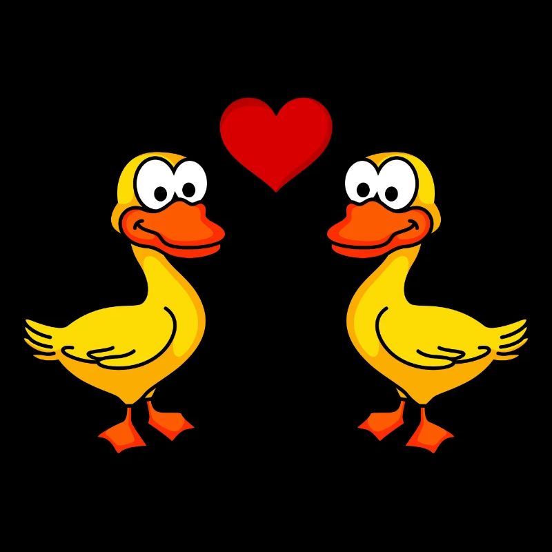Canard Comic Couple amour