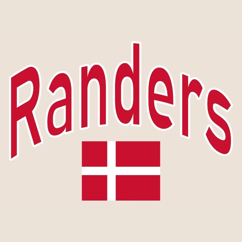 Drapeau Randers Danemark