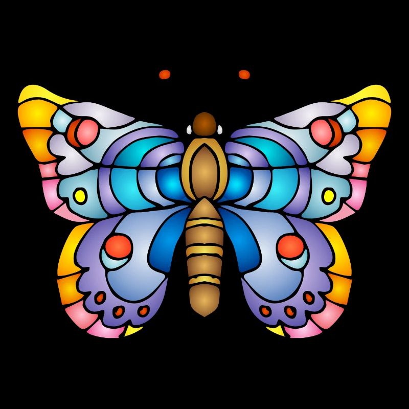 Bunter Schmetterling