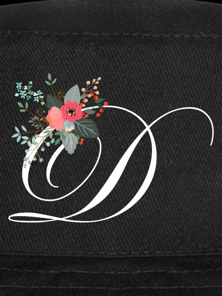Lettre d fleuris