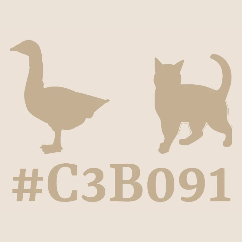 Goose cat kaki