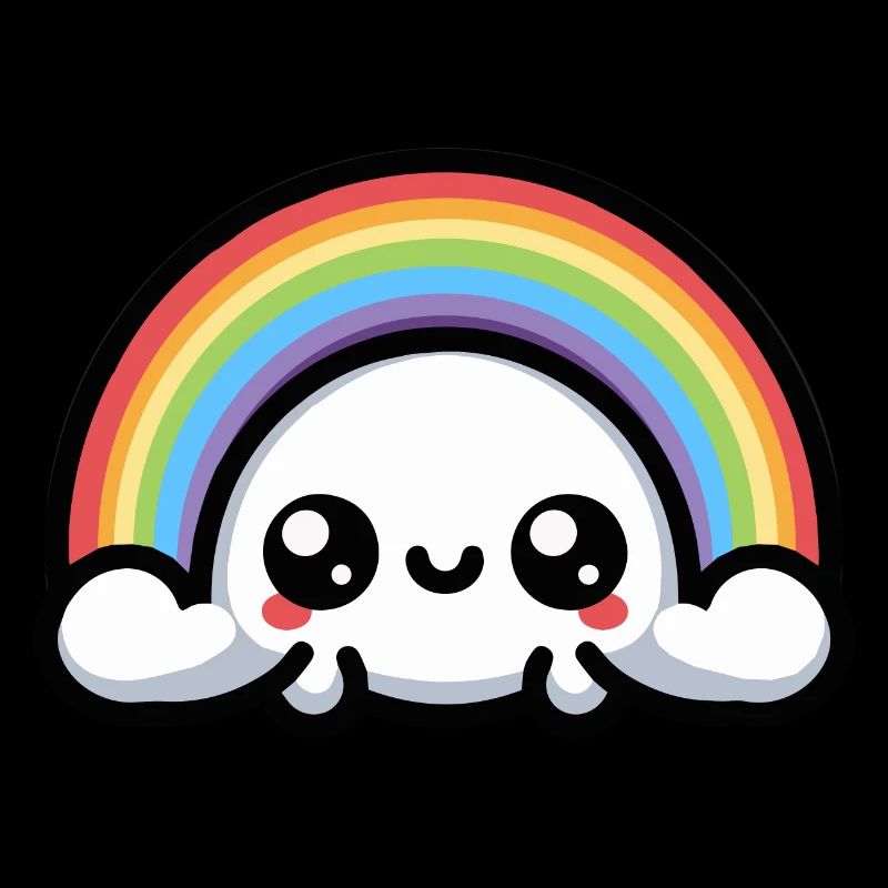 Kawaii Niedlicher Regenbogen