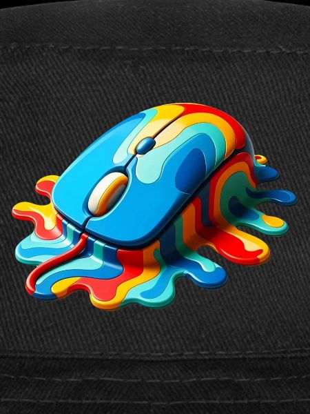 Melting Rainbow Computer Mouse