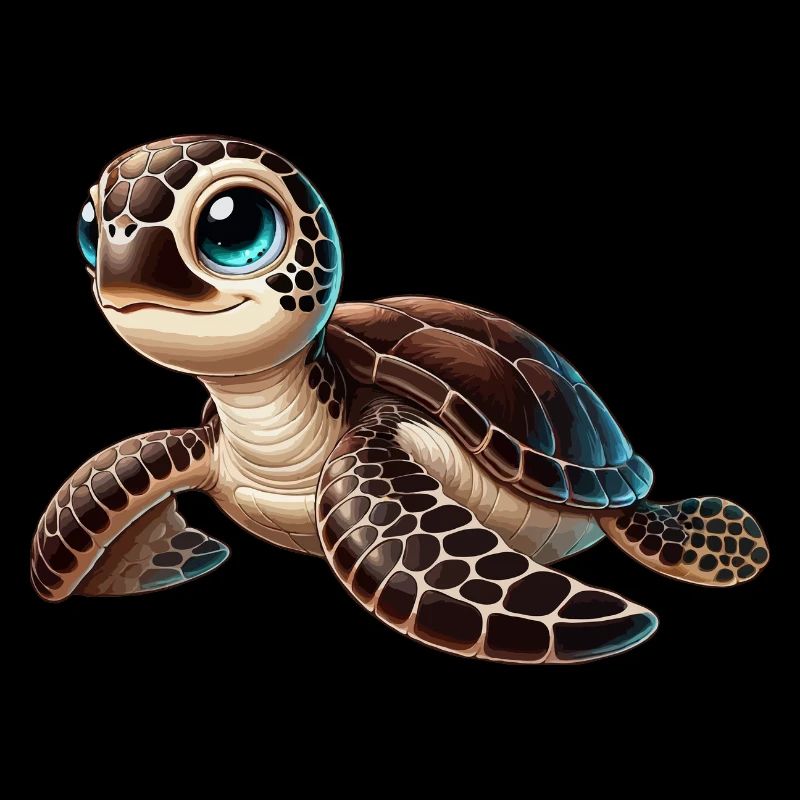 Hawksbill turtle young