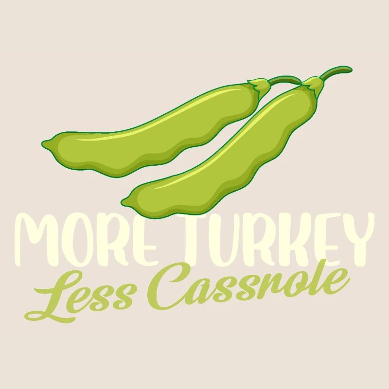 Plus de dinde moins de design de casserole