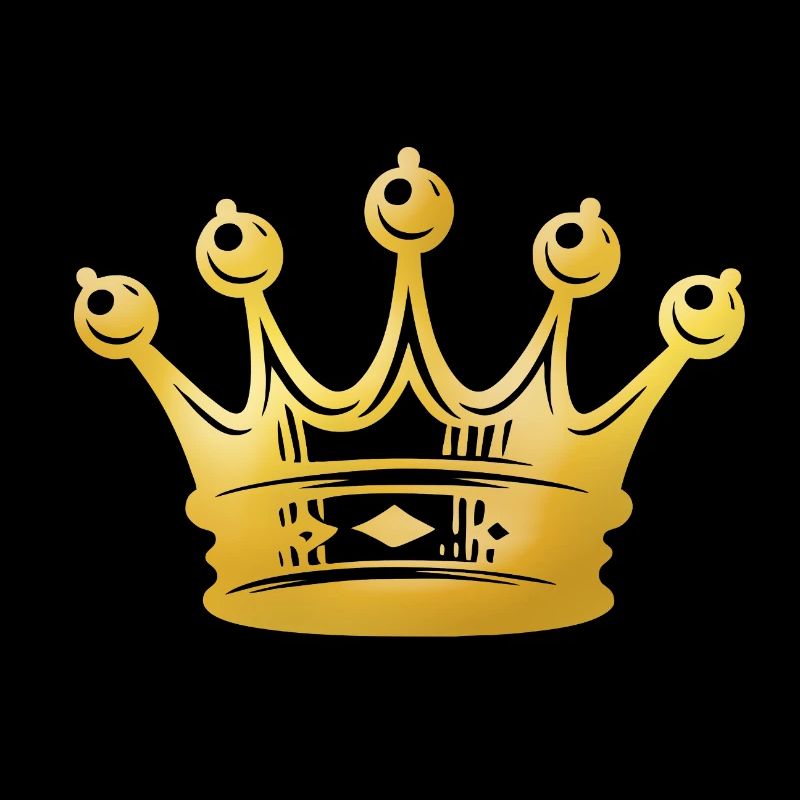 Goldene Krone Silhouette