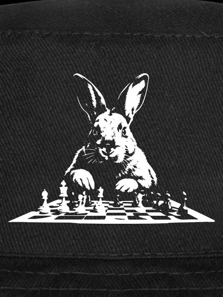 Hase spielt Schach