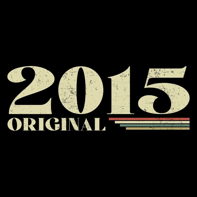 Original 2015 Vintage 2015 Retro Anniversary 2015