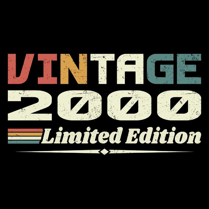 Jahrgang 2000 Geschenk 2000 Geburtstag 2000 Retro
