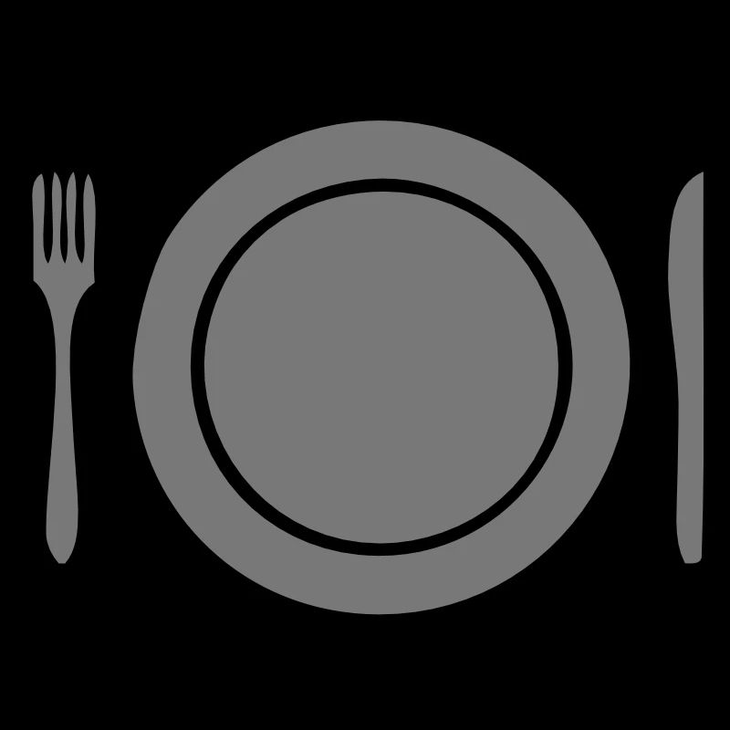 plate fork knife plate fork k