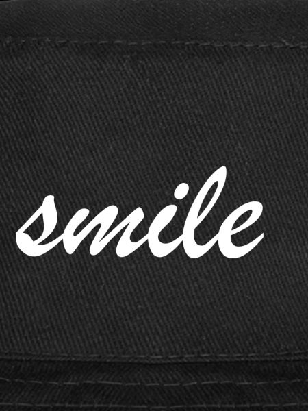 Lettrage simple "sourire"