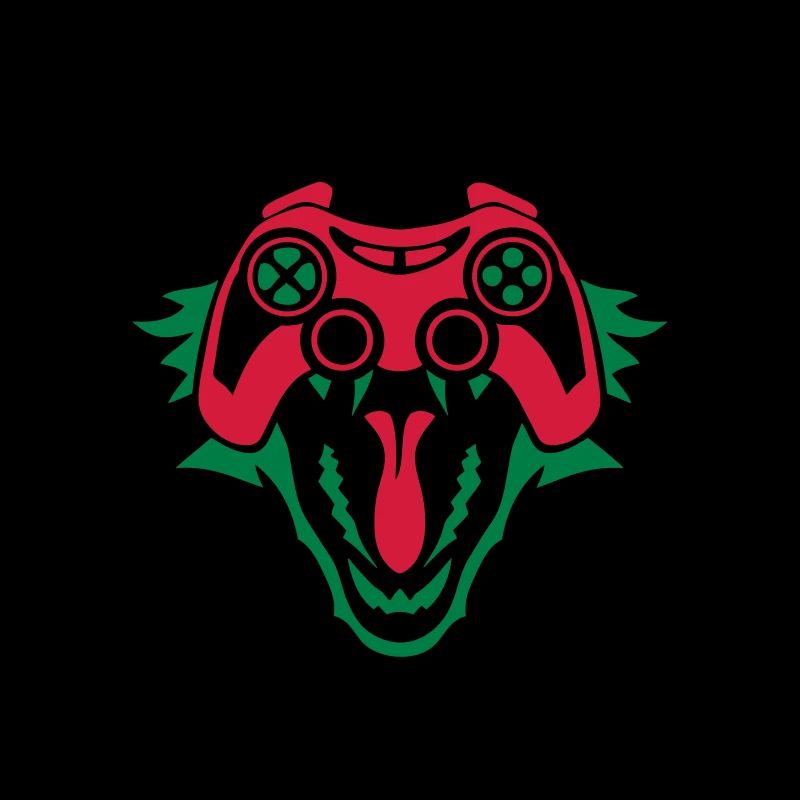 Wolf Controller Spiele Auge Joystick Geek