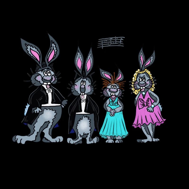 Ensemble vocal de lapin