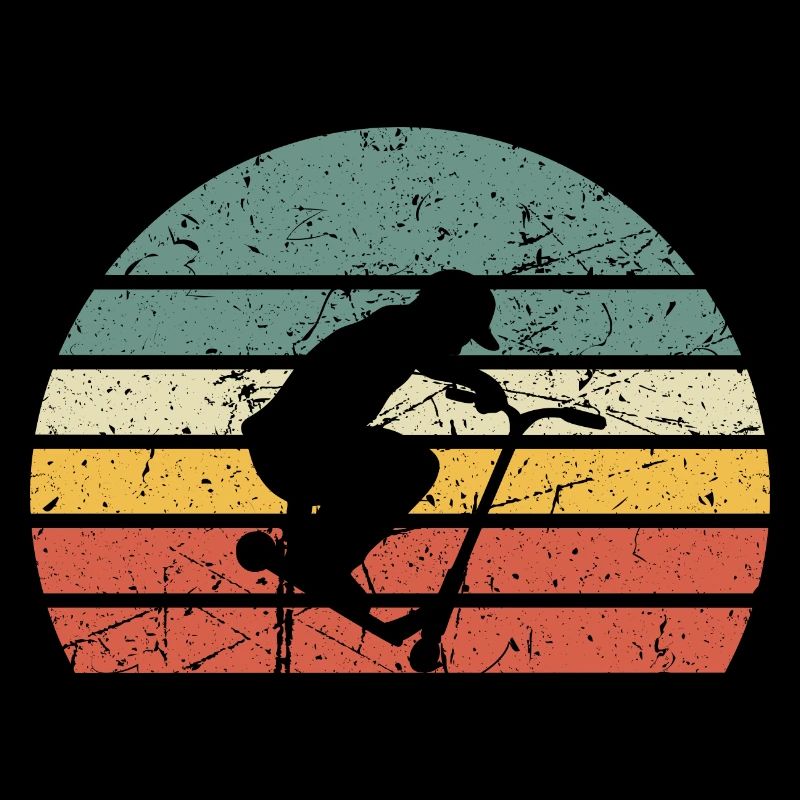 Cascade scooter rétro retro