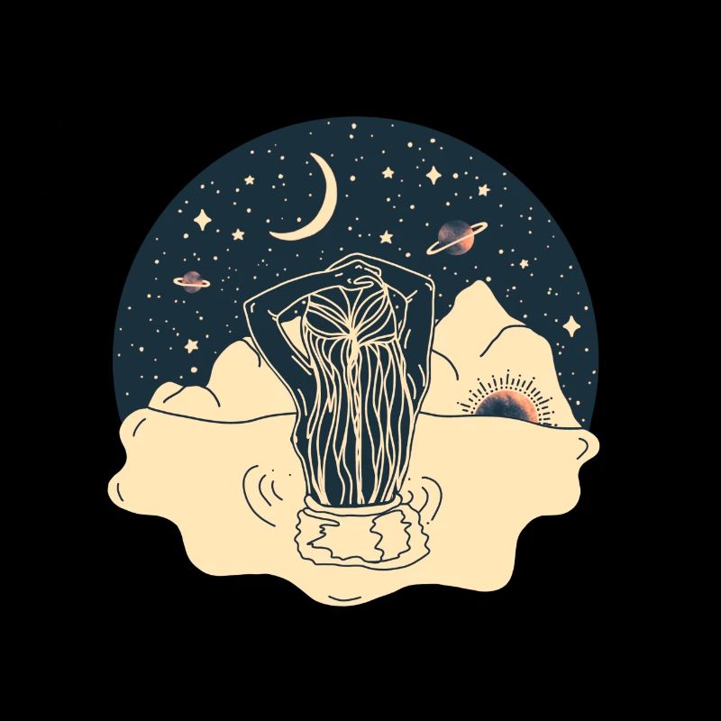 Nature, Soleil, Lune, Étoiles, Ciel, Eau, Planète