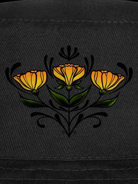 Yellow Symmetrical Flower