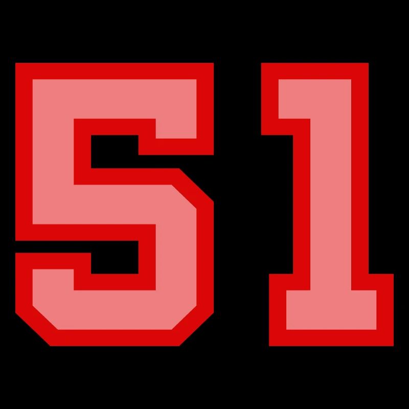 Cool Retro Retrostyle Jersey Number Back Number