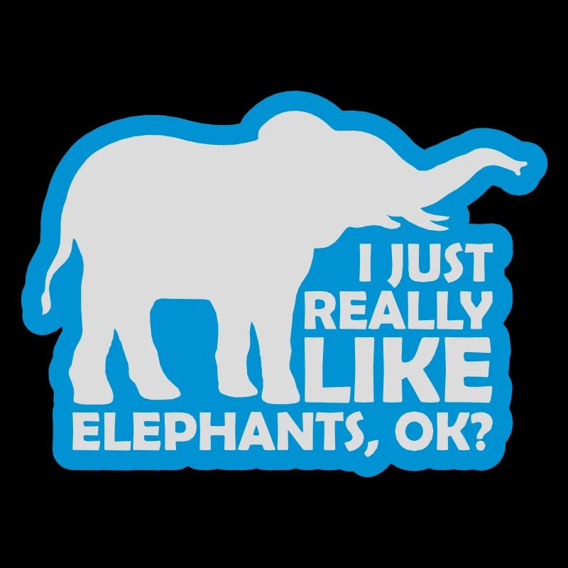 Saying really like elephants
